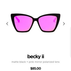 Brand new still in box becky II pink lens
